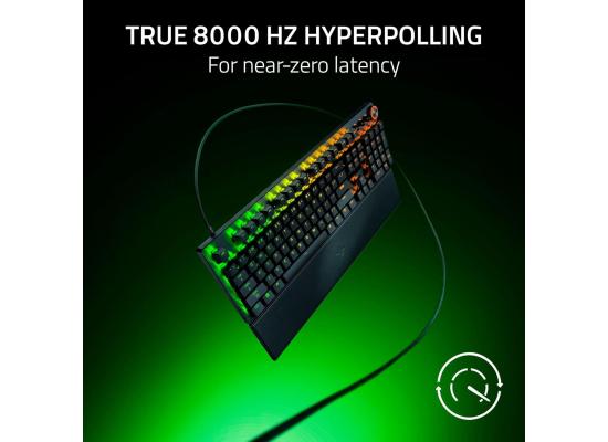 Razer Huntsman V3 Pro 8KHz - Analog Optical Esports Keyboard - USB Cable, User Manual, RZ03-05530100-R3M1