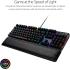 ASUS TUF Gaming K7 Optical RGB-Mech Keyboard with IP56 resistance to dust and water, aircraft-grade aluminum, Magnetic Wrist Rest, Gun-metal grey, linear (Non Audible Click) 25X Faster