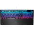 SteelSeries Apex 5 Wired RGB Hybrid Mechanical Gaming Keyboard w/ OLED Smart Display, Tactile Click Of A Blue Switch With Membrane Smoothness