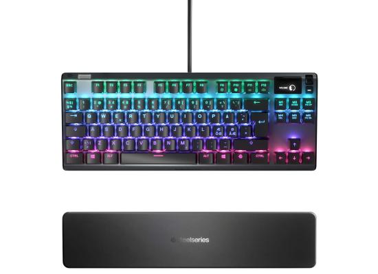 SteelSeries Apex Pro TKL Wired 80% RGB Mechanical Gaming Keyboard W/ OLED Smart Display, HyperMagnetic OmniPoint Adjustable Switches, World’s Fastest Mechanical Switches