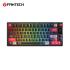 Fantech Atom Pro79 MK917 TRI-Mode Connection (Wireless 2.4GHz, BT 5.0, Wired) 79 Keys (TKL 75% Size) RGB Mechanical Gaming Keyboard, Hot Swappable w/ Smart LCD For Win & Mac - Black/Red Switch
