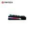 Fantech Atom Pro96 Mk914 TRI-Mode Connection (Wireless 2.4GHz, BT 5.0, Wired) 83 Keys (Full Size) RGB 3 Colors Combination Mechanical Gaming Keyboard, Anti-Ghosting Full Keys, Volume Knob - Stellar Edition Mercury/Blue Switch