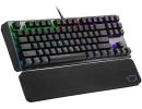 Cooler Master CK530 V2 Tenkeyless Gaming Mechanical Keyboard Red Switch On-The-Fly Controls, and Aluminum Top Plate (عربي)