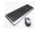 FAMOR CS100 Wireless 2.4GHz Kit, Keyboard & Mouse Combo, 1600 DPI High Grade Mouse, Metallic Grey & Black Color