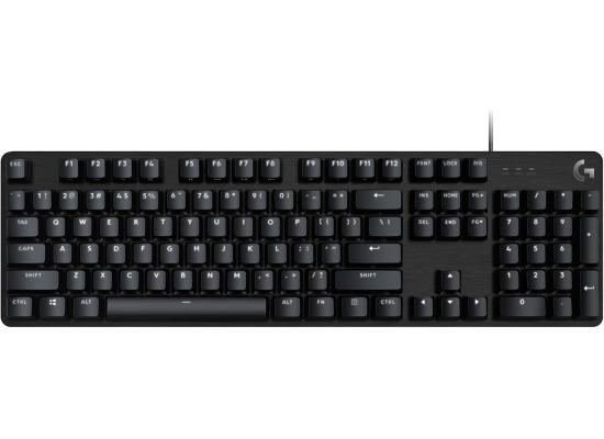 Logitech G413 SE Full-Size Mechanical Gaming Keyboard - Backlit Keyboard with Tactile Mechanical Switches, Anti-Ghosting, Compatible with Windows, macOS - Black Aluminum(عربي)