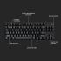 Logitech G413 TKL SE Mechanical Gaming Keyboard - Compact Backlit Keyboard with Tactile Mechanical Switches, Anti-Ghosting, Compatible with Windows, macOS - Black Aluminum(عربي)