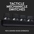 Logitech G413 TKL SE Mechanical Gaming Keyboard - Compact Backlit Keyboard with Tactile Mechanical Switches, Anti-Ghosting, Compatible with Windows, macOS - Black Aluminum(عربي)