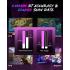 GravaStar Mercury V75 Pro 75% Hall Effect Magnetic Switch Gaming Keyboard, Only Wired, Hot‑Swappable, 8000 Hz Polling, Dual‑Zone RGB, Semi‑Aluminum Frame - Neon Graffiti