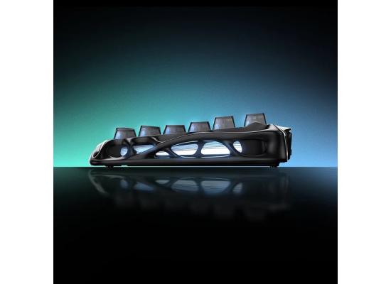 GravaStar Mercury V75 HE  USB Wired Gaming Keyboard, True 8kHz Polling Rate, Hall Effect magnetic switch technology, 16 Modes Multi-Zone RGB Lighting, ​Hot-Swappable Design, Semi-Aluminum Body