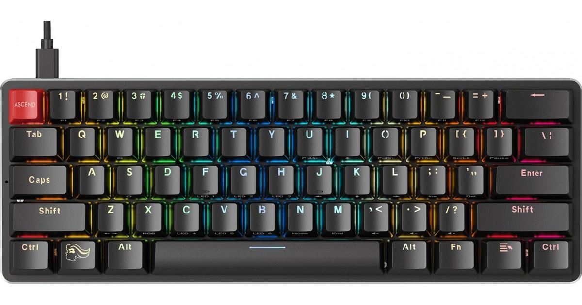 Glorious GMMK COMPACT (60) , Modular Mechanical Gaming Keyboard US