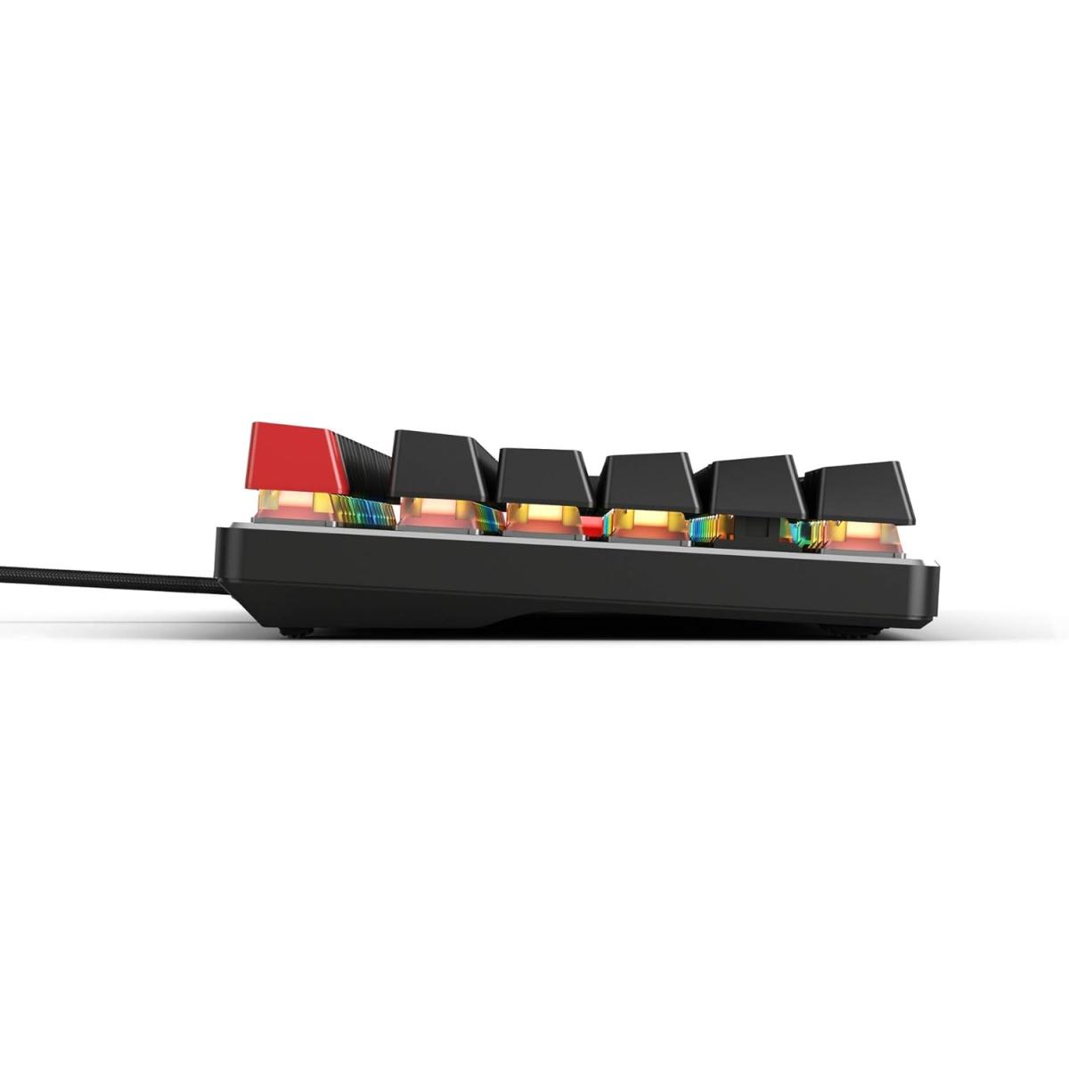 Glorious GMMK Full Size, Modular Mechanical Gaming Keyboard - Full Size 104/105 Keys - RGB LED Backlit, Hot Swap Switches (Black/Brown Switches)