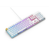 Glorious GMMK Full Size, Modular Mechanical Gaming Keyboard - Full Size 104/105 Keys - RGB LED Backlit, Hot Swap Switches (White Ice Edition/Brown Switches)
