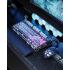 GravaStar Mercury K1 Pro 75% Wireless Mechanical Gaming Keyboard, Gasket Compact Custom Keyboard Hot-Swap Socket, Linear Switches, with RGB Backlit & Frame (Galaxy Black)