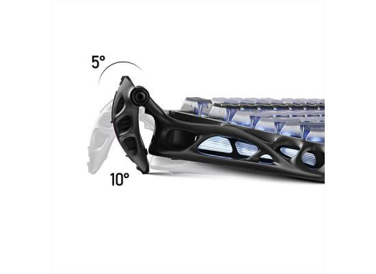 GravaStar Mercury K1 Pro 75% Wireless Mechanical Gaming Keyboard, Gasket Compact Custom Keyboard Hot-Swap Socket, Linear Switches, with RGB Backlit & Frame (Galaxy Black)