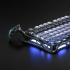 GravaStar Mercury K1 Pro 75% Wireless Mechanical Gaming Keyboard, Gasket Compact Custom Keyboard Hot-Swap Socket, Linear Switches, with RGB Backlit & Frame (Galaxy Black)
