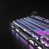 GravaStar Mercury K1 Pro 75% Wireless Mechanical Gaming Keyboard, Gasket Compact Custom Keyboard Hot-Swap Socket, Linear Switches, with RGB Backlit & Frame (Galaxy Black)