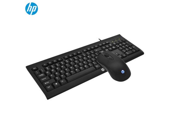 HP km100 USB Wired Gaming Waterproof Membrane Keyboard & Mouse Combo