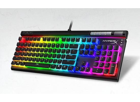HyperX Alloy Elite 2 Mechanical Gaming Keyboard, Macro Customization, ABS Pudding Keycaps, Media Controls, RGB LED Backlit, Linear Red Switch