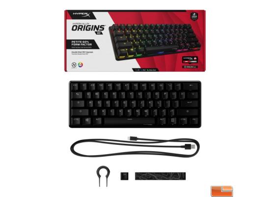 HyperX Alloy Origins 60 - Mechanical RGB Gaming Keyboard, Ultra Compact 60% Form Factor, NGENUITY Software Compatible - Linear Red Switch