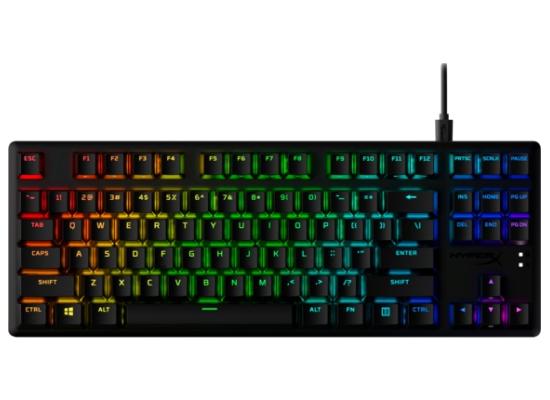 HyperX Alloy Origins Core PBT TKL Mechanical Gaming Keyboard, Macro Customization, Compact Form Factor, RGB , Linear HyperX Red Switch
