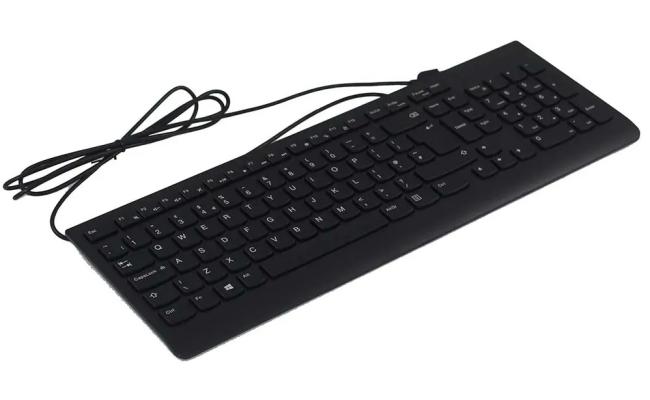 Lenovo Calliope UK USB Slim (Black) Spill Resistant Membrane Keyboard