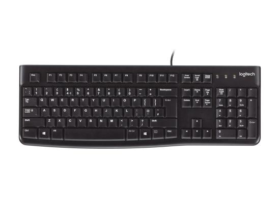 Logitech K120 Durable & Spill-Resistant Comfortable & FULL-SIZE USB Keyboard-Black