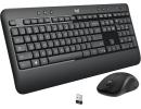Logitech MK540 Advanced Wireless Keyboard & Mouse Combo 2in1 (2.4GHz), Sleek & Comfortable Spill-Resistant Design, Full-Size Keyboard w/ Programmable Keys & Palm Rest, Optical Mouse - PC/Laptop  (عربي)