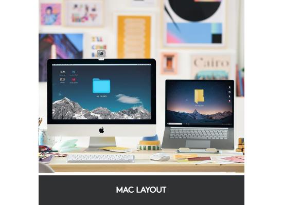 Logitech MX KEYS MINI Minimalist Compact Wireless Bluetooth Illuminated Backlighting Keyboard Up To 10 Days Rechargeable Battery/Multi Bluetooth Devices For Mac, Ipad & IOS - Pale Grey