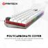 FANTECH MAXFIT61 MK857 FROST WIRED RGB 60% Modular Mechanical Gaming Keyboard, Type-C Programmable, Red Switch-White