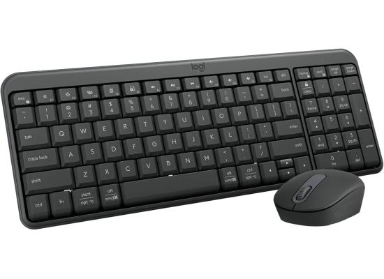 Logitech MK250 Bluetooth Wireless Mouse and Keyboard Combo: Fast & Easy Connectivity, Compact Wireless Keyboard, Ambidextrous Mouse, Durable Build - Windows/MacOS - Graphite