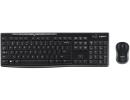 Logitech MK270 Wireless Keyboard & Mouse Combo 2in1 Wireless (2.4GHz), Silent Slim Design Full-Size Keyboard w/ Media Keys, Optical Mouse - For Windows (عربي)
