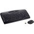 Logitech MK330 Wireless Multimedia Keyboard & Mouse Combo 2in1 (2.4GHz), Sleek & Comfortable Design, Full-Size Keyboard w/ Multimedia Hot Keys, Optical Mouse - PC/Laptop  (عربي)