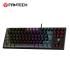 Fantech MK876 V2 Atom87 (TKL 75% Size) RGB Wired 2 Colors Combination Mechanical Gaming Keyboard Sumi Edition, 3 Pin Hot-Swappable Switches, 25 Anti-Ghosting Keys - Black/Red Switch