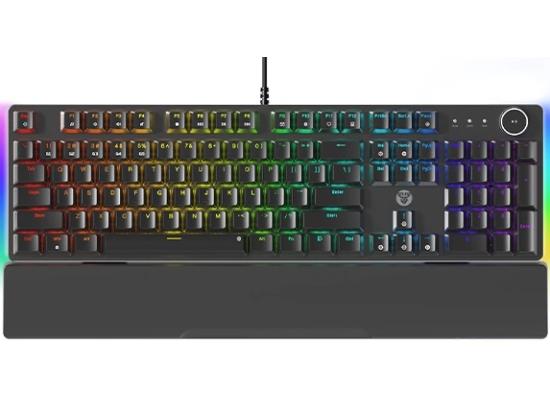 Fantech MK894 Maxpower II Mechanical Gaming Keyboard Black, Speed Grey, (Soft Linear Keys).