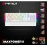 Fantech MK894 Maxpower II Mechanical Gaming Keyboard White, Speed Grey, (Soft Linear Keys).