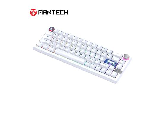 FANTECH MK920 MAXFIT6 Wireless Mechanical Gaming Keyboard - Black, Lighting Effects: 46 Modes, Connectivity: BT, Wired, Strike Speed Wireless - White