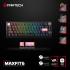FANTECH MK920 MAXFIT6 Wireless Mechanical Gaming Keyboard - Black, Lighting Effects: 46 Modes, Connectivity: BT, Wired, Strike Speed Wireless - Black