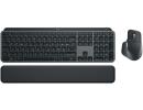 Logitech MX Keys S Combo (MX Keys S Keyboard + MX Master 3S Mouse) Wireless (2.4GHz + Bluetooth) Keyboard and Mouse Kit w/ Palm Rest, Customizable Illumination, Fast Scrolling, USB C, for Windows & Mac