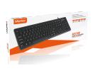Meetion AK100 Economic Office USB Wired Standard Corded Keyboard-Full Size Black (عربي)
