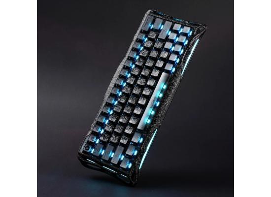 GravaStar Mercury V60 Pro Special Edition Gaming Keyboard, True 8kHz Polling Rate, Customizable 16 dynamic modes, dual-zone control.