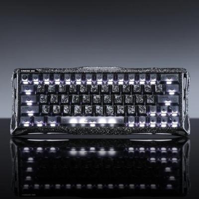 GravaStar Mercury V60 Pro Special Edition Gaming Keyboard, True 8kHz Polling Rate, Customizable 16 dynamic modes, dual-zone control.