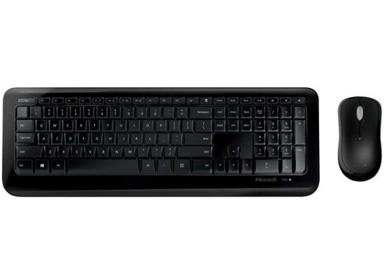 Microsoft Wireless Desktop 850 Keyboard & Mouse Kit  2.4 GHz USB Connectivity-Black