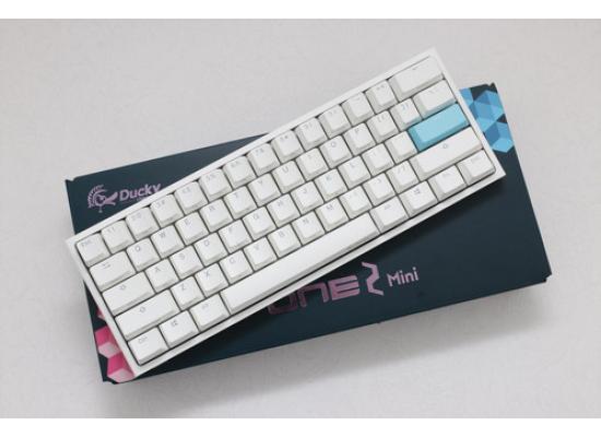 Ducky One 2 Mini RGB (Brown Cherry MX) WHITE Mechanical Gaming Keyboard