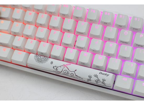 Ducky One 2 Mini RGB Cherry RED RGB Switch WHITE Mechanical Gaming Keyboard