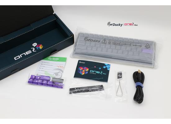 Ducky One 2 Mini RGB (RED Cherry MX) Black RGB Mechanical Gaming Keyboard