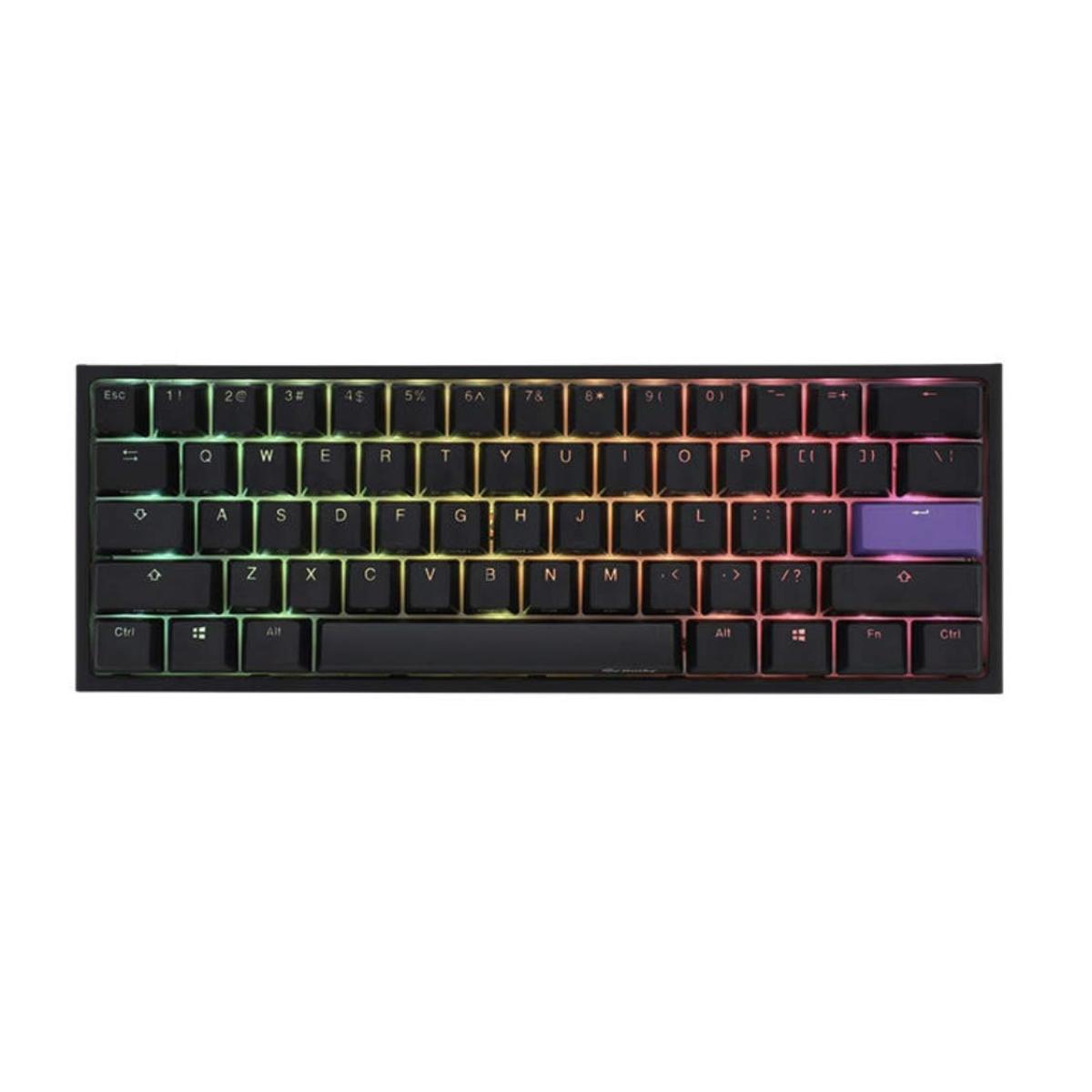 Ducky One 2 Mini RGB (Brown Cherry MX) Black RGB Mechanical Gaming Keyboard