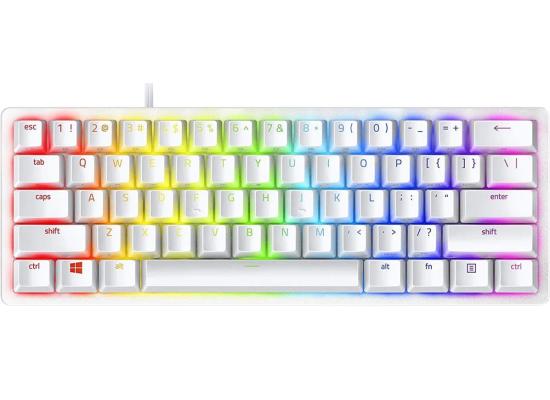Razer Huntsman Mini 60% Chroma RGB Wired (Detachable Type-C) Mechanical Gaming Keyboard, Linear Optical Switch (Red) w/ Aluminum Body & Fully programmable keys - Mercury