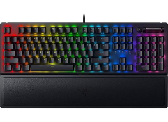 Razer BlackWidow V3 Mechanical Gaming Keyboard: Green Mechanical Switches Tactile & Clicky - Chroma RGB - Compact Form Factor - Programmable Macros - Snap Tap