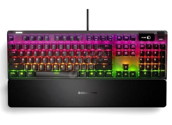 SteelSeries APEX 7  OLED Smart Display, Mechanical Gaming Keyboard - Red Switch