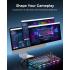 GravaStar Mercury V75 Pro HE Keyboard – 75% Layout Gaming Keyboard, Hall‑Effect Magnetic Switches, Only Wired, Hot‑Swappable, 8000 Hz Polling, Dual‑Zone RGB, Semi‑Aluminum Frame with Cyberpunk